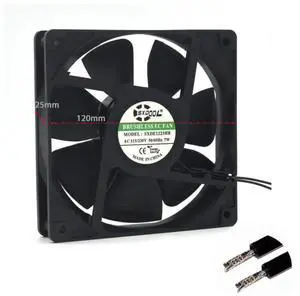120mm EC axial fan motor, dimensions 120*120*25mm, AC voltage 110V/115V/220V/230V, speed 2600RPM, air volume 100.2CFM, powerful airflow, energy saving. 120mm EC axial fan motor, dimensions 120*120*25mm, AC voltage 110V/115V/220V/230V, speed 2600RPM, air volume 100.2CFM, powerful airflow, energy saving.
