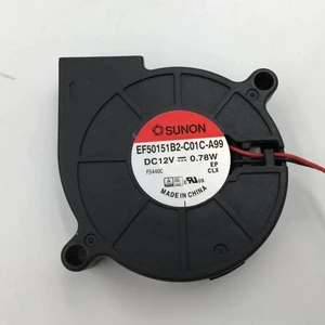 50mm blower suitable for EF50151B2-C01C-A99 12V 0.78W 50x15mm electronic server projector heat dissipation. 50mm blower suitable for EF50151B2-C01C-A99 12V 0.78W 50x15mm electronic server projector heat dissipation.