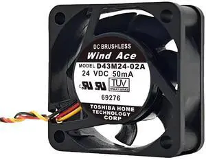 Suitable for D43M24-02A and D43M24-01A 40x40x15mm 24V 0.05A frequency converter cooling fan, 3-wire DC industrial fan, compatible with G7/F7 frequency converters. Suitable for D43M24-02A and D43M24-01A 40x40x15mm 24V 0.05A frequency converter cooling fan, 3-wire DC industrial fan, compatible with G7/F7 frequency converters.