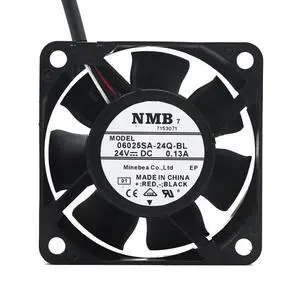 Suitable for 06025SA-24Q-BL 6025 6CM 24V 0.13A 3-wire chassis axial cooling fan Suitable for 06025SA-24Q-BL 6025 6CM 24V 0.13A 3-wire chassis axial cooling fan