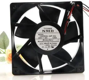 120mm x 12cm 24V high-speed cooling fan, suitable for 12038VA-24P-GU 12038 120X120X38mm DC 24V 0.89A server fan 120mm x 12cm 24V high-speed cooling fan, suitable for 12038VA-24P-GU 12038 120X120X38mm DC 24V 0.89A server fan