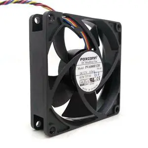 PVA080F12H 8cm 8020 12V 4-wire computer CPU power supply case cooling fan PVA080F12H 8cm 8020 12V 4-wire computer CPU power supply case cooling fan