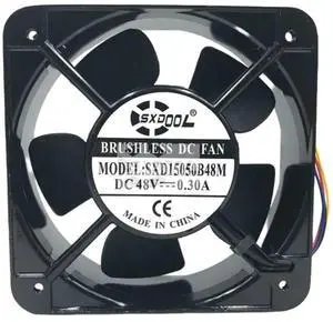 SXD15050B48M 48V 15cm Cooling Fan, 5000RPM 338CFM, High Speed, Dimensions 150x150x50mm, Suitable for Servers, Inverters, and Server Racks SXD15050B48M 48V 15cm Cooling Fan, 5000RPM 338CFM, High Speed, Dimensions 150x150x50mm, Suitable for Servers, Inverters, and Server Racks