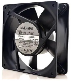 Suitable for 4715FS-12T-B40 120x120x38mm AC 115V dual ball bearing industrial metal high temperature fan Suitable for 4715FS-12T-B40 120x120x38mm AC 115V dual ball bearing industrial metal high temperature fan