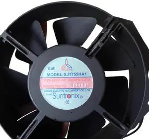 Suitable for SJ1755HA1 172x150x55mm 110V 0.27A 31W ball bearing cooling fan 3350RPM 280CFM industrial inverter cabinet Suitable for SJ1755HA1 172x150x55mm 110V 0.27A 31W ball bearing cooling fan 3350RPM 280CFM industrial inverter cabinet