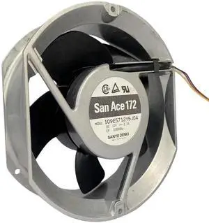 Suitable for 109E5712Y5J04 172x150x51mm 12V 2.3A dual ball bearing cooling fan 3800RPM 282CFM industrial frequency inverter Suitable for 109E5712Y5J04 172x150x51mm 12V 2.3A dual ball bearing cooling fan 3800RPM 282CFM industrial frequency inverter