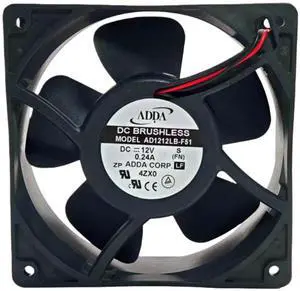 Suitable for AD1212LB-F51 DC12V 0.24A 120x120x38mm ball bearing cooling fan 1950RPM 71.6CFM silent industrial ventilation fan. Suitable for AD1212LB-F51 DC12V 0.24A 120x120x38mm ball bearing cooling fan 1950RPM 71.6CFM silent industrial ventilation fan.