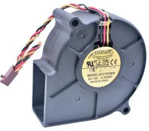B127530BM 7.5cm 75mm Fan 12V 0.20A Three-Wire Silent Turbine Blower Cooling Fan B127530BM 7.5cm 75mm Fan 12V 0.20A Three-Wire Silent Turbine Blower Cooling Fan