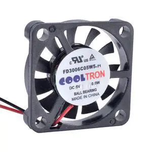 FD3006C05W5 3006 30mm 30x30x6mm 5V 0.6W Ultra-thin Miniature Cooling Fan FD3006C05W5 3006 30mm 30x30x6mm 5V 0.6W Ultra-thin Miniature Cooling Fan