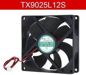 TX9025L12S 2-pin DC12V 0.16A 9CM Cooling Fan (9CM) TX9025L12S 2-pin DC12V 0.16A 9CM Cooling Fan (9CM)