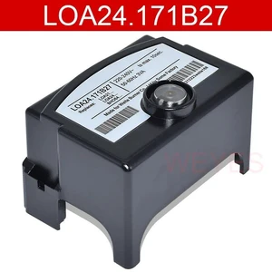 The LOA24.171B27 is a mechanical control box for burner sequence controllers using PLCs. It is suitable for oil burners and can replace the LOA24 series (white). The LOA24.171B27 is a mechanical control box for burner sequence controllers using PLCs. It is suitable for oil burners and can replace the LOA24 series (white).
