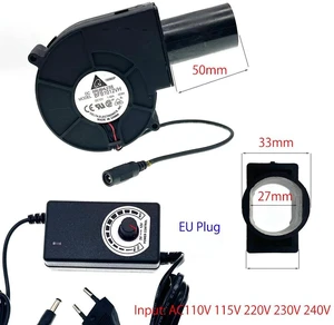 Suitable for BFB1012VH 9733 turbine centrifugal blower, 12V 1.80A high speed with speed controller, for DIY cooling (blower with EU plug). Suitable for BFB1012VH 9733 turbine centrifugal blower, 12V 1.80A high speed with speed controller, for DIY cooling (blower with EU plug).