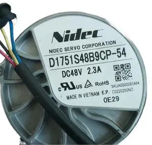 One cooling fan for the D1751S48B9CP-54 48V 2.3A servo inverter. One cooling fan for the D1751S48B9CP-54 48V 2.3A servo inverter.