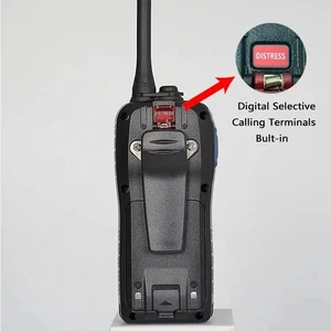 VHF marine transceiver, handheld mobile radio with built-in GPS, DSC MOB function, IP67 waterproof, ATIS function, RS-38M. VHF marine transceiver, handheld mobile radio with built-in GPS, DSC MOB function, IP67 waterproof, ATIS function, RS-38M.