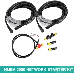 The GC-N2K_SK2 NMEA 2000 Starter Kit includes a backbone cable, a dual T-connector kit, and a terminator for 2K networks. The GC-N2K_SK2 NMEA 2000 Starter Kit includes a backbone cable, a dual T-connector kit, and a terminator for 2K networks.