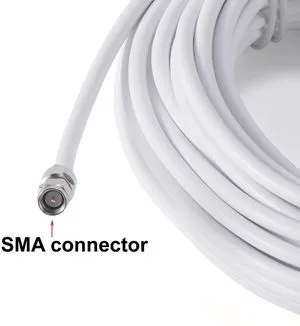 One marine GPS antenna for yachts, with a 10-meter cable, BNC male connector, RF cable, 10-meter RG-59 TNC connector, IPX6 waterproof rating (PA-05S SMA). One marine GPS antenna for yachts, with a 10-meter cable, BNC male connector, RF cable, 10-meter RG-59 TNC connector, IPX6 waterproof rating (PA-05S SMA).