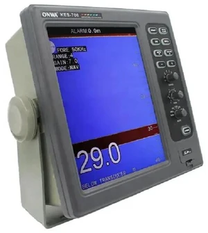 KES-700 10.4-inch Navigation Echo Sounder/Fish Finder/Depth Sounder with Depth Data Storage and Retrieval Function ONWA (Select 200kHz TMM50) KES-700 10.4-inch Navigation Echo Sounder/Fish Finder/Depth Sounder with Depth Data Storage and Retrieval Function ONWA (Select 200kHz TMM50)