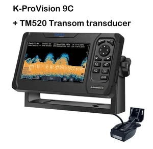 9-inch K-ProVison 9C GPS/CHIRP fish finder, marine waterproof touch-screen enhanced GPS/CHIRP fish finder with sensor (with TM520 crossbeam). 9-inch K-ProVison 9C GPS/CHIRP fish finder, marine waterproof touch-screen enhanced GPS/CHIRP fish finder with sensor (with TM520 crossbeam).