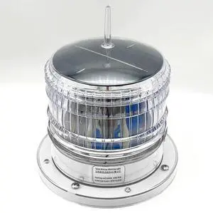 MNL-02 Solar-Powered Navigation Light, Waterproof, Light-Controlled, Solar-Powered Aviation Obstruction Light, LED Marine Warning Light (Green) MNL-02 Solar-Powered Navigation Light, Waterproof, Light-Controlled, Solar-Powered Aviation Obstruction Light, LED Marine Warning Light (Green)