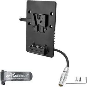 V-shaped battery pack for 4D, straight 6-pin female power cable, 8cm battery mounting plate adapter for camera power. V-shaped battery pack for 4D, straight 6-pin female power cable, 8cm battery mounting plate adapter for camera power.
