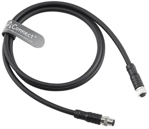 M8 A type 8-pin male to 8-pin female shielded sensor actuator cable for industrial cameras, Cat6a high-speed cable chain (3M). M8 A type 8-pin male to 8-pin female shielded sensor actuator cable for industrial cameras, Cat6a high-speed cable chain (3M).