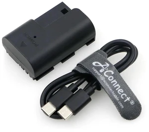 PD USB-C Type-C to LP-E6 power cable for EOS 5D Mark IV, 5D Mark II, 5DS, 5DSR, 5D Mark II, 6D Mark II, EOS 6D, and 7D cameras. PD USB-C Type-C to LP-E6 power cable for EOS 5D Mark IV, 5D Mark II, 5DS, 5DSR, 5D Mark II, 6D Mark II, EOS 6D, and 7D cameras.