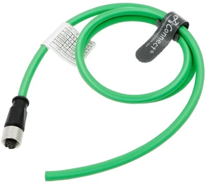 M12 Type A 8-pin female cable, shielded cable for aviation sensors, suitable for industrial cameras, automation equipment, networks, etc. (1M) M12 Type A 8-pin female cable, shielded cable for aviation sensors, suitable for industrial cameras, automation equipment, networks, etc. (1M)