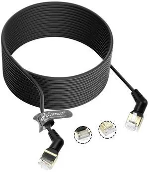 Ultra-thin 360° rotating Cat8 Ethernet cable, high-speed 40Gbps RJ45 cable, suitable for gaming PCs, laptops, and TVs (15M). Ultra-thin 360° rotating Cat8 Ethernet cable, high-speed 40Gbps RJ45 cable, suitable for gaming PCs, laptops, and TVs (15M).