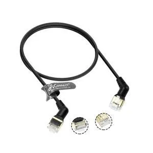 360° rotating RJ45 Cat8 Ethernet cable, 40Gbps, 32AWG ultra-thin high-speed cable, suitable for gaming and streaming (25CM). 360° rotating RJ45 Cat8 Ethernet cable, 40Gbps, 32AWG ultra-thin high-speed cable, suitable for gaming and streaming (25CM).