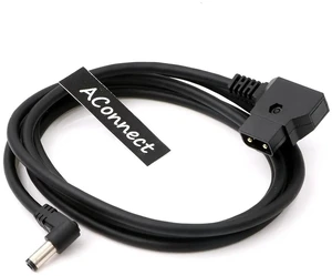 LCD Monitor - DC-Dtap - Cable with D-type and P-type connectors to 2.1 DC right-angle 12V cable, suitable for LCD 4.9 ft/1.5 m LCD Monitor - DC-Dtap - Cable with D-type and P-type connectors to 2.1 DC right-angle 12V cable, suitable for LCD 4.9 ft/1.5 m