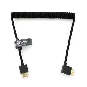 8K Spiral HDMI 2.1 Cable, 8K@60Hz, 4K@48Gbps Ultra-high-speed braided spiral cable, suitable for BM5 left-hand bend. 8K Spiral HDMI 2.1 Cable, 8K@60Hz, 4K@48Gbps Ultra-high-speed braided spiral cable, suitable for BM5 left-hand bend.