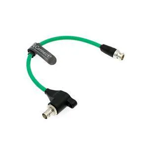Isolator-specific SDI protection cable, BNC male to BNC female power cable, 8 inches (20 cm), green. Isolator-specific SDI protection cable, BNC male to BNC female power cable, 8 inches (20 cm), green.