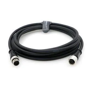 M12 5-pin male A-type coded to 5-pin female industrial shielded cable and aviation sensor connector, suitable for equipment network fieldbus modules (5M). M12 5-pin male A-type coded to 5-pin female industrial shielded cable and aviation sensor connector, suitable for equipment network fieldbus modules (5M).