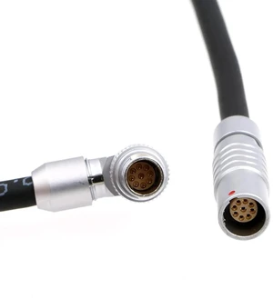 Camera power cord extension cable, rotatable right angle EXT 9-pin male to female straight type, 1 meter (3.3 feet). Camera power cord extension cable, rotatable right angle EXT 9-pin male to female straight type, 1 meter (3.3 feet).