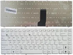 Compatible with B43A, B43E, B43F, B43J, B43S, B43V, B43VC, K42Jr, K42Jv, and A43U US keyboards (white with frame). Compatible with B43A, B43E, B43F, B43J, B43S, B43V, B43VC, K42Jr, K42Jv, and A43U US keyboards (white with frame).