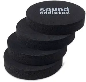 Isolation Pads for Soundbar - Anti Vibrations Foam Pads Feet (4Pack) 2.5'' x 0.65'' Suitable for Most Sound bars - BarPads (Round) Isolation Pads for Soundbar - Anti Vibrations Foam Pads Feet (4Pack) 2.5'' x 0.65'' Suitable for Most Sound bars - BarPads (Round)