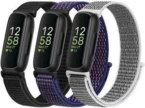 Compatible Bands for Inspire 3/Inspire 2/Inspire/Inspire HR/Ace 3/Ace 2, Breathable Sport Replacement Straps Soft Adjustable Solo Loop Nylon Wristband for Women Men Compatible Bands for Inspire 3/Inspire 2/Inspire/Inspire HR/Ace 3/Ace 2, Breathable Sport Replacement Straps Soft Adjustable Solo Loop Nylon Wristband for Women Men