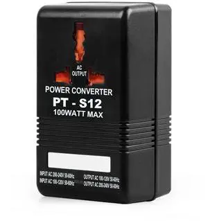 Voltage Converter 110V to 220V Step-Up & Down Power Two-Way Conversion Transformer for Travel, RV, Camping (Black) Voltage Converter 110V to 220V Step-Up & Down Power Two-Way Conversion Transformer for Travel, RV, Camping (Black)