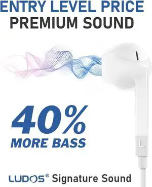 2 Pack Wired Earbuds in-Ear Headphones, 5 Year Warranty, Earphones with Microphone, Noise Isolation for 3.5mm Jack Ear Buds for iPhone, Samsung, Computer, Laptop, Kids, School Students 2 Pack Wired Earbuds in-Ear Headphones, 5 Year Warranty, Earphones with Microphone, Noise Isolation for 3.5mm Jack Ear Buds for iPhone, Samsung, Computer, Laptop, Kids, School Students