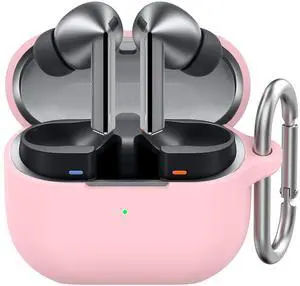 Silicone Case for Galaxy Buds 3 FE (2025) / Galaxy Buds3 Pro and Galaxy Buds 3 (2024) Shockproof Full Protective Skin Case Cover Compatible with Galaxy Buds3 Series (Pink) Silicone Case for Galaxy Buds 3 FE (2025) / Galaxy Buds3 Pro and Galaxy Buds 3 (2024) Shockproof Full Protective Skin Case Cover Compatible with Galaxy Buds3 Series (Pink)