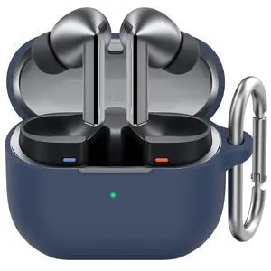 Silicone Case for Galaxy Buds 3 FE (2025) / Buds3 Pro and Buds 3 (2024) Shockproof Full Protective Skin Case Cover Compatible with Buds3 Series (Blue) Silicone Case for Galaxy Buds 3 FE (2025) / Buds3 Pro and Buds 3 (2024) Shockproof Full Protective Skin Case Cover Compatible with Buds3 Series (Blue)