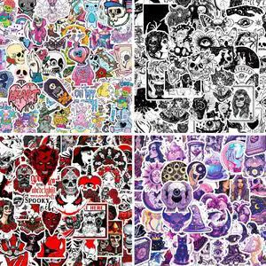 200 Pcs Horror Decor Stickers Bulk. Cool Skull Stickers Pack for Adults, Teens, Girls. Dark Halloween Gothic Stickers Decals for Car, Water Bottles, Kindle. 200 Pcs Horror Decor Stickers Bulk. Cool Skull Stickers Pack for Adults, Teens, Girls. Dark Halloween Gothic Stickers Decals for Car, Water Bottles, Kindle.