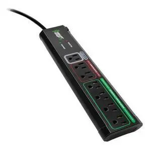 Energy Saving Surge Protector with Autoswitching Technology, 7 Outlet Energy Saving Surge Protector with Autoswitching Technology, 7 Outlet