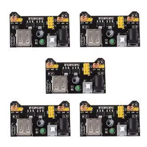 5pcs 3.3V 5V Power Supply Module for MB102 102 Prototype Breadboard DC 6.5-12V or USB Power Supply Module 5pcs 3.3V 5V Power Supply Module for MB102 102 Prototype Breadboard DC 6.5-12V or USB Power Supply Module