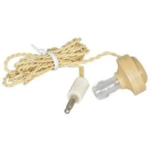 Earphone for Crystal Radio, 3.5 mm Plug, 39" Cord Length, Tan (Pack of 2) Earphone for Crystal Radio, 3.5 mm Plug, 39" Cord Length, Tan (Pack of 2)