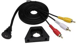 6 Feet RCA to 3.5MM AUX Panel Mount Cable 3RCA Male to 3.5mm Female AUX Audio AV Video Dashboard Panel Extension Flush Mount Cable for Car Boat Truck Yacht Motorcycle(2 M,3 RCA to 3.5mm) 6 Feet RCA to 3.5MM AUX Panel Mount Cable 3RCA Male to 3.5mm Female AUX Audio AV Video Dashboard Panel Extension Flush Mount Cable for Car Boat Truck Yacht Motorcycle(2 M,3 RCA to 3.5mm)