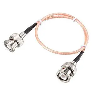 Male to Male Coax Cable RG316 Low Loss RF Coaxial Cable 50 Ohm 1 Ft for Video Signals, CCTV, DVR, Camera Male to Male Coax Cable RG316 Low Loss RF Coaxial Cable 50 Ohm 1 Ft for Video Signals, CCTV, DVR, Camera
