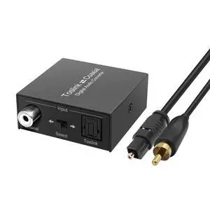 Digital Audio Adapter - Coax to Optical or Optical to Coaxial Converter Digital Audio Adapter - Coax to Optical or Optical to Coaxial Converter