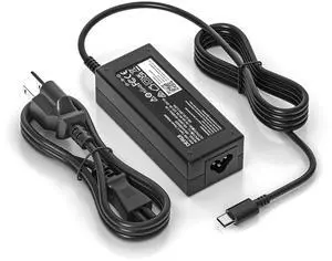 45W USB C Laptop Adapter Compatible with Chromebook Charger, for Type-C Power Cord 45W USB C Laptop Adapter Compatible with Chromebook Charger, for Type-C Power Cord