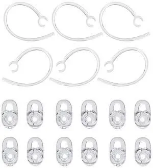Compatible with Replacement for Earbud Gel Ear Hooks Silicone Earbuds Antislip Accessories Compatible with Replacement for Earbud Gel Ear Hooks Silicone Earbuds Antislip Accessories